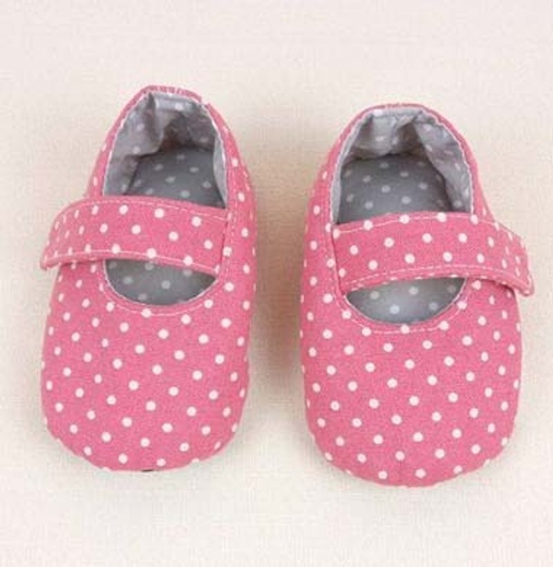 Va手工童鞋系列 梅红粉系娃娃鞋 - 童装鞋 - 其他材质 多色