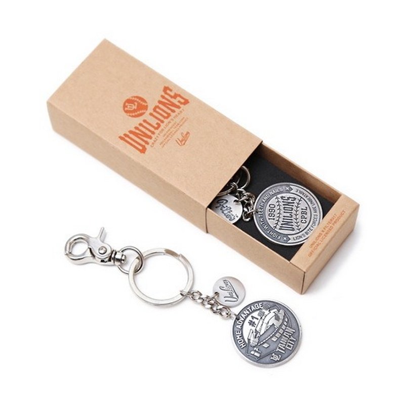 Filter017 X Uni-Lions Key Chain 联名纪念钥匙圈 - 钥匙链/钥匙包 - 其他金属 金色