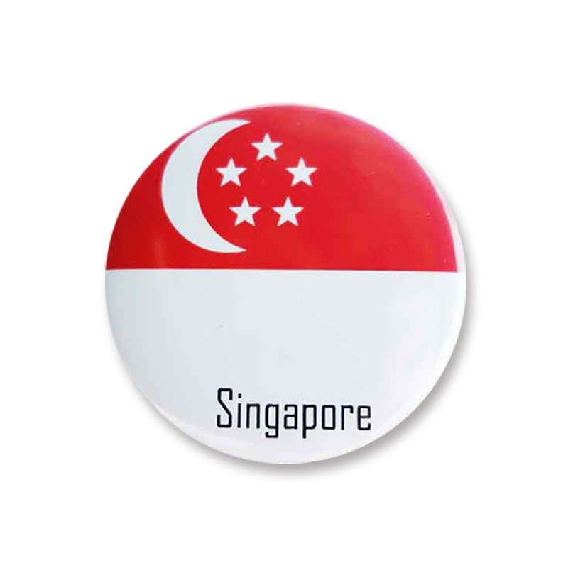 磁铁开瓶器-【世界国旗系列】-新加坡 - 冰箱贴/磁贴 - 其他金属 白色