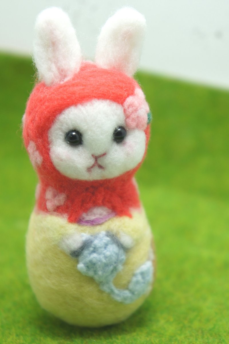 羊毛毡玩毛球猫猫俄罗斯娃娃 订制 - 玩偶/公仔 - 羊毛 