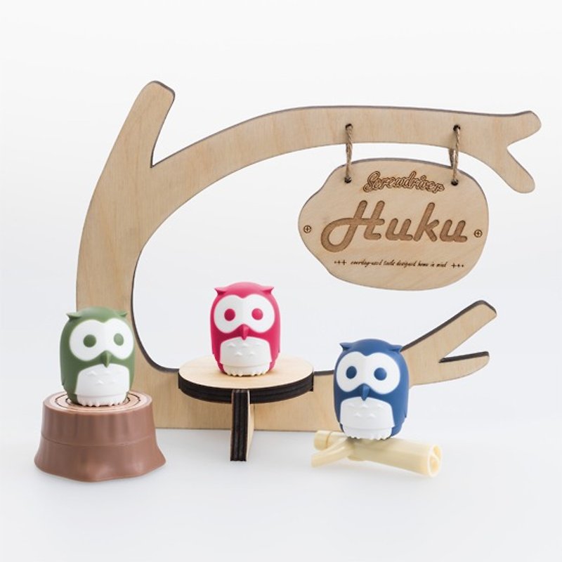 “HuKu”系列组合展示款（含展示架&基本+曙光+实用三款各一） - 摆饰 - 塑料 