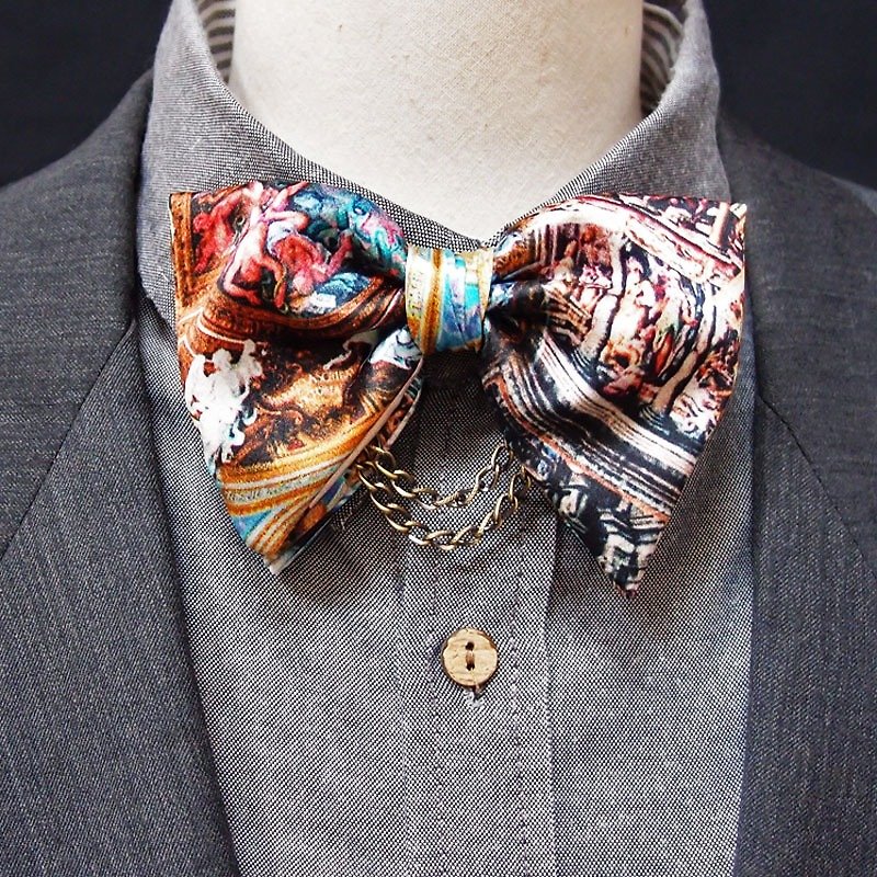 真丝巴洛克领结 bowtie - 领带/领带夹 - 其他材质 多色