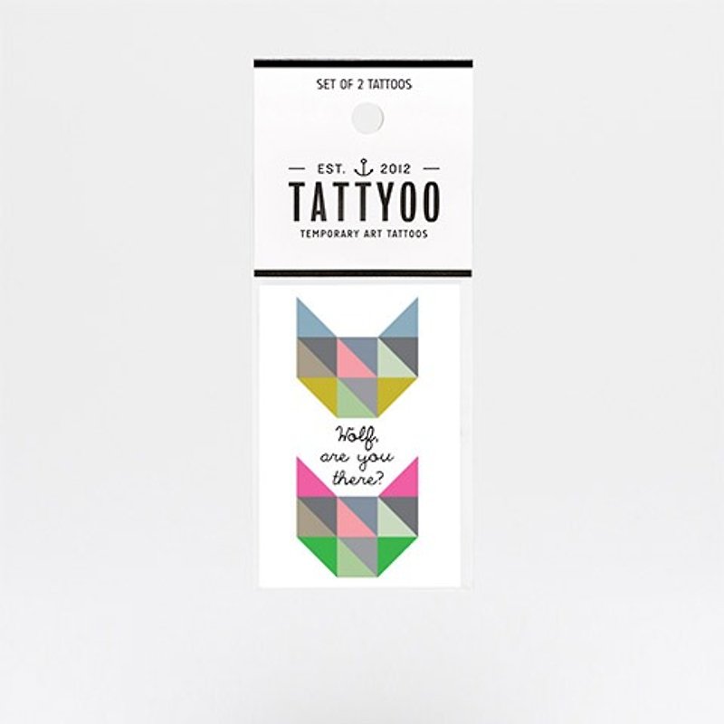 THE WOLF 刺青纹身贴纸 | TATTYOO - 纹身贴 - 纸 多色