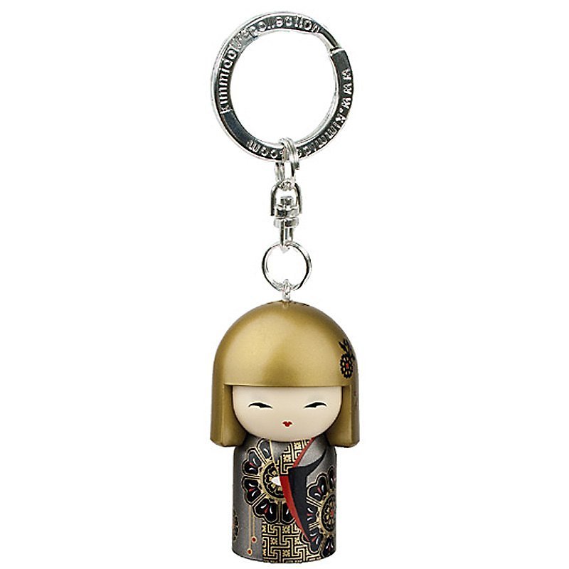 Kimmidoll 和福娃娃 钥匙圈 Hiro  - 吊饰 - 其他材质 黑色