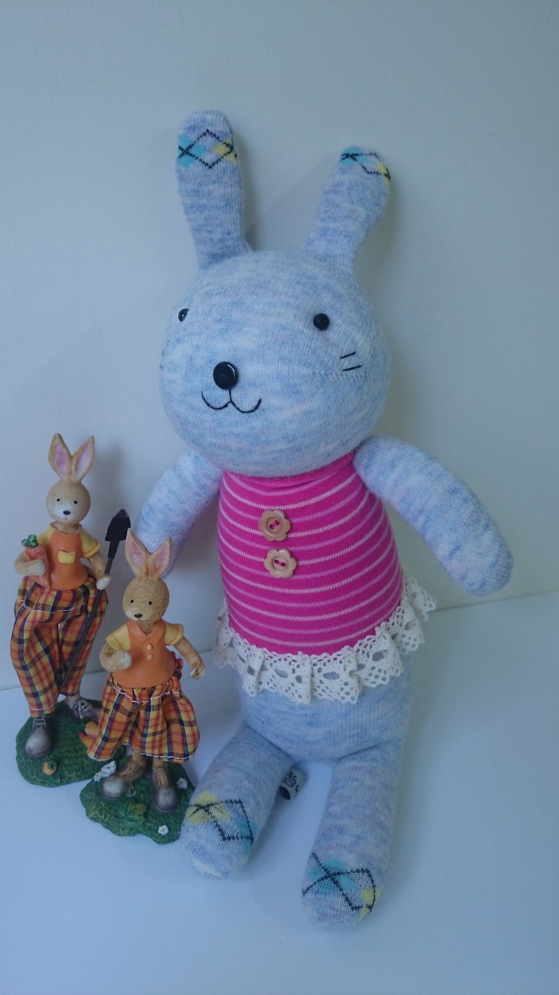 绵绵兔  玩偶 袜子娃娃 兔子 - 玩偶/公仔 - 其他材质 