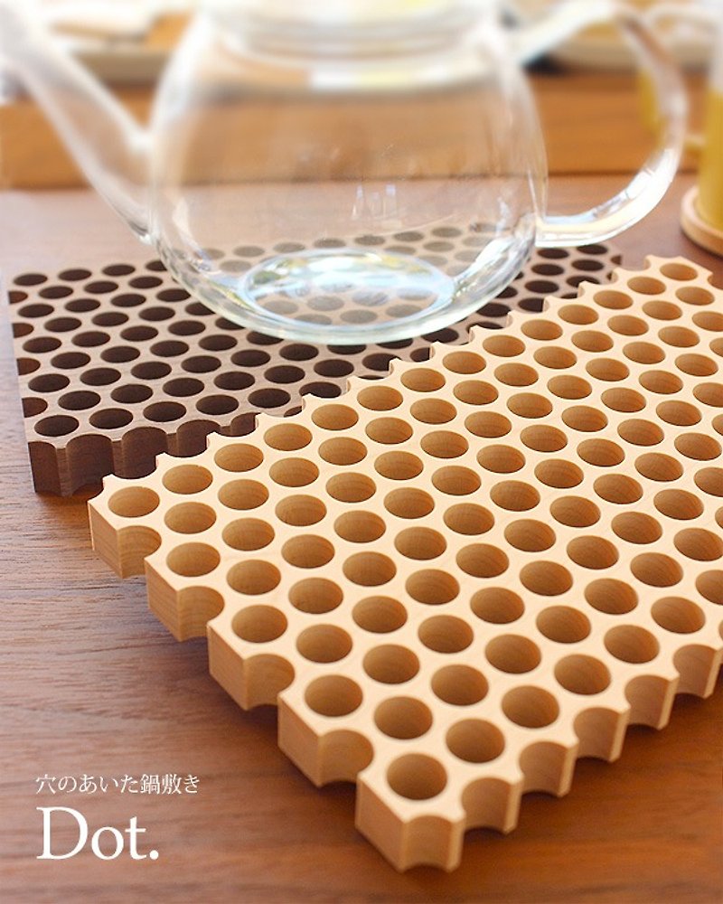 【预购】蜂巢隔热垫 - 厨房用具 - 木头 咖啡色