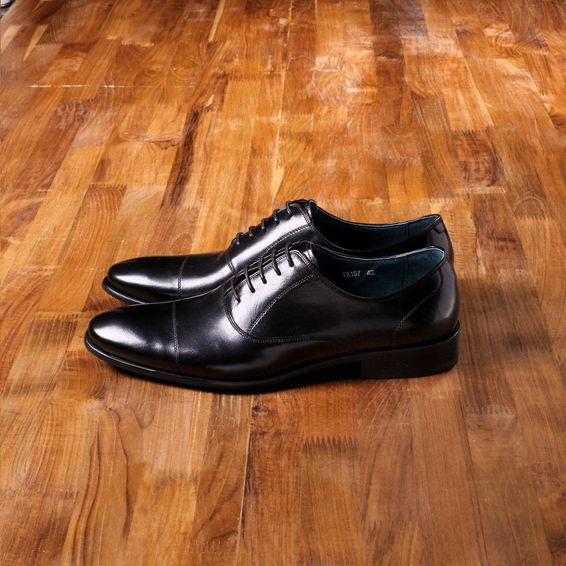 Vanger 优雅美型·都会简雅风格牛津仕鞋Va157都会黑 - 男款牛津鞋/乐福鞋 - 真皮 红色