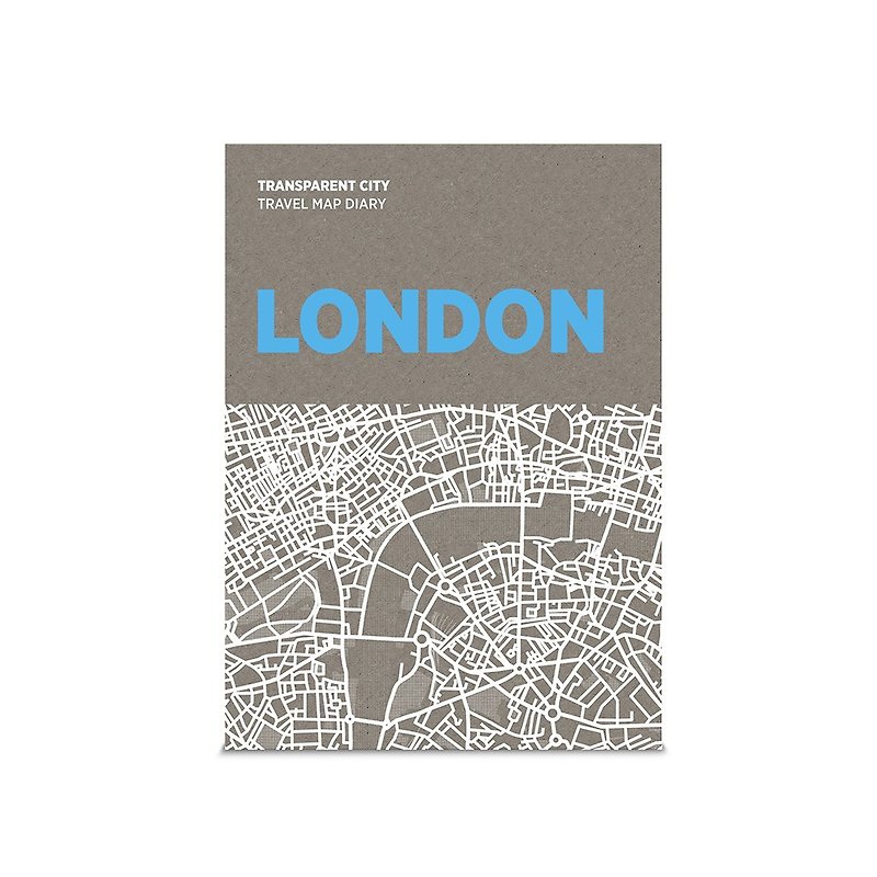 Palomar│描一描城市透明地图 (伦敦) - 地图 - 纸 灰色