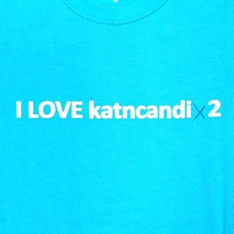 我爱棉花糖 I lovekatncandix2 (Tiffany蓝)  - 女装 T 恤 - 棉．麻 多色
