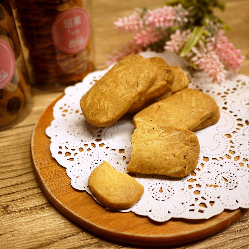 【塔菓】手工饼干-奶香杏仁酥饼 - 手工饼干 - 新鲜食材 金色