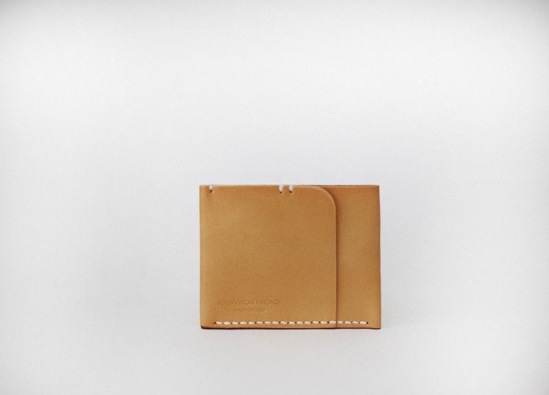 一卡位零钱包 棕色包零钱小包真皮钱包短款 设计创意棕色 - 皮夹/钱包 - 真皮 咖啡色