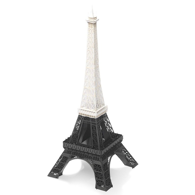 Papero纸风景 DIY迷你模型-艾菲尔铁塔(白)/Eiffel Tower(White) - 木工/竹艺/纸艺 - 其他材质 白色