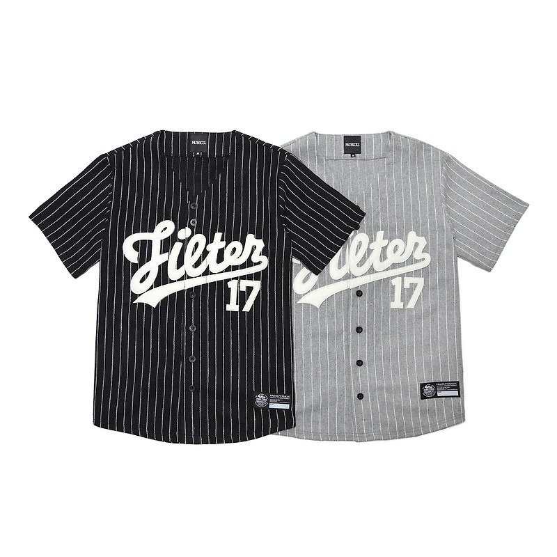 Filter017 Wool Baseball Shirt 毛料棒球衫 - 男装衬衫 - 棉．麻 多色