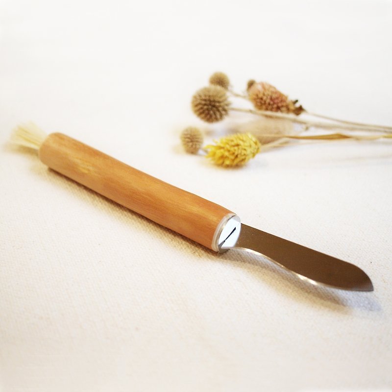 芬兰 VJ Wooden 手工 木制 蘑菇刀 - 餐刀/叉/匙组合 - 木头 咖啡色