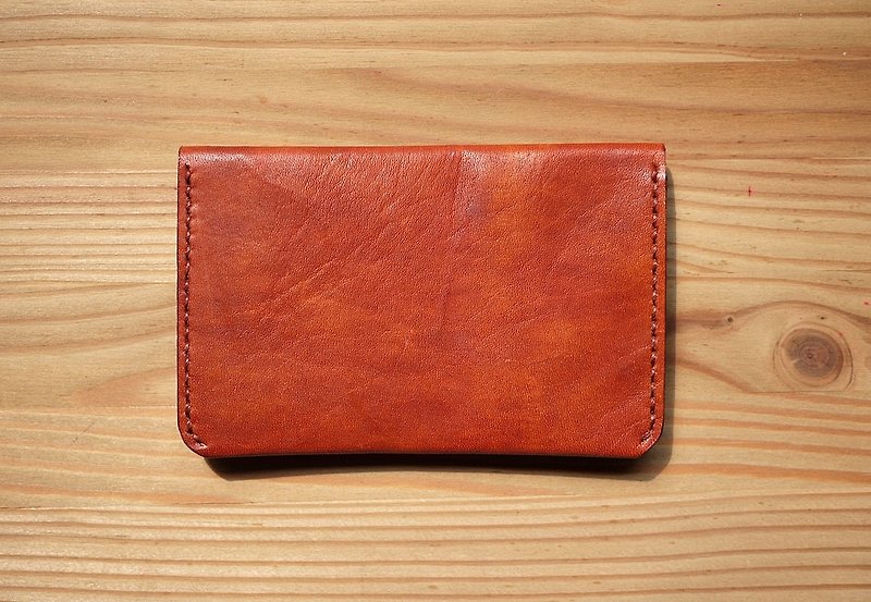 Leather wallet - 简单皮夹 - 皮夹/钱包 - 真皮 咖啡色