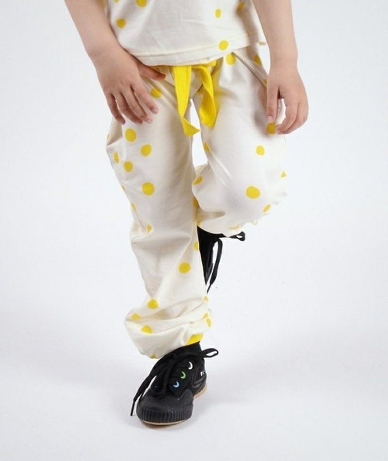 2014春夏~~ koolabah 萤光黄点点有机棉裤 - 其他 - 棉．麻 黄色