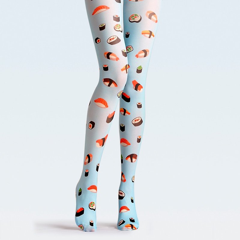 viken plan 設計師品牌 連褲襪 棉襪 創意絲襪 圖案絲襪 寿司寿司 - 袜子 - 棉．麻 