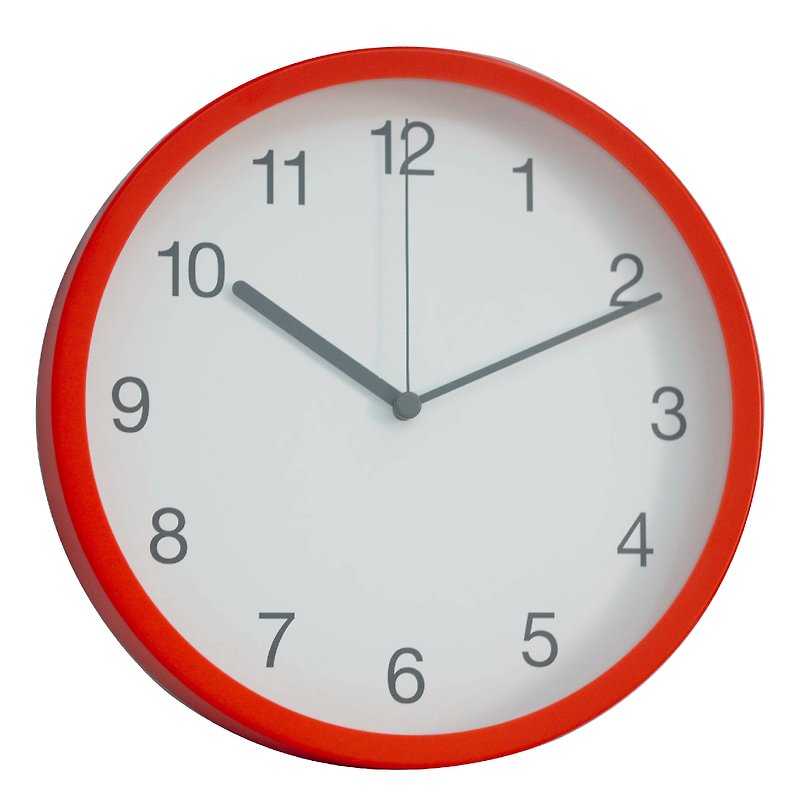 Simple -  清澈数字时钟 (塑胶) - 时钟/闹钟 - 塑料 红色