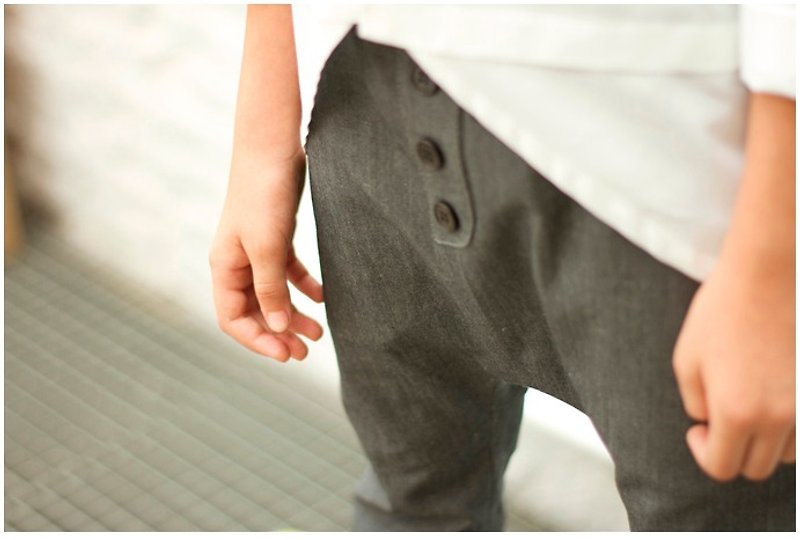 2015春夏 西班牙MOTORETA 中性炭灰色baggy裤 - 其他 - 棉．麻 黑色
