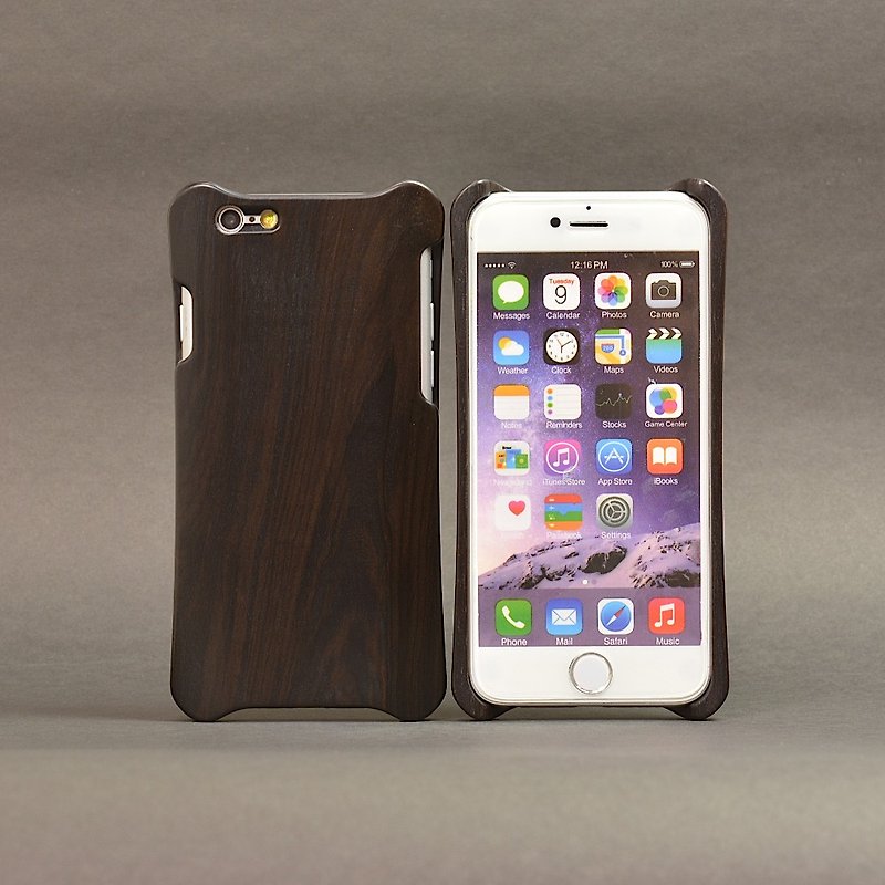 WKidea iPhone 6/6S 4.7寸 木作壳_黑檀木 - 手机壳/手机套 - 木头 黑色