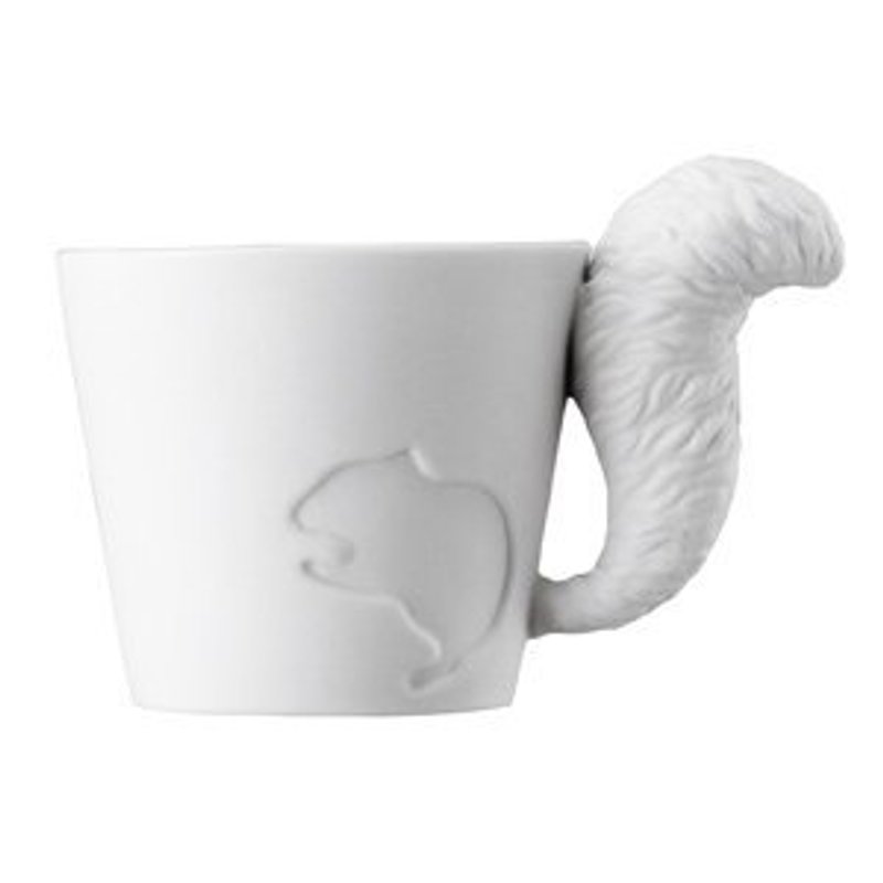 KINTO - Mugtail 童话动物杯(松鼠) - 咖啡杯/马克杯 - 其他材质 白色