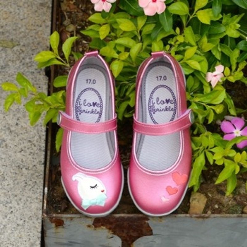 Nora闪耀粉小兔娃娃鞋   - 童装鞋 - 其他材质 粉红色