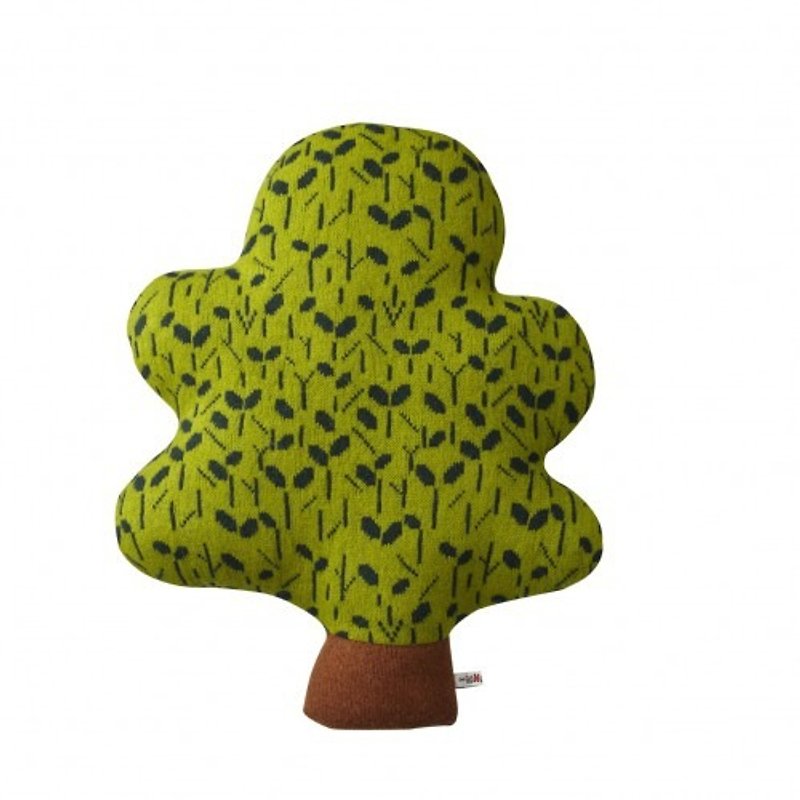 Oak Leaf Tree 造型抱枕-大 | Donna Wilson - 枕头/抱枕 - 羊毛 绿色
