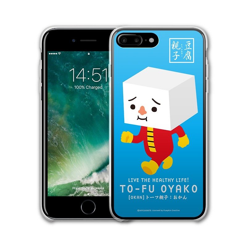 AppleWork iPhone 6/7/8 Plus 原创保护壳 - 亲子豆腐 PSIP-340 - 手机壳/手机套 - 塑料 蓝色