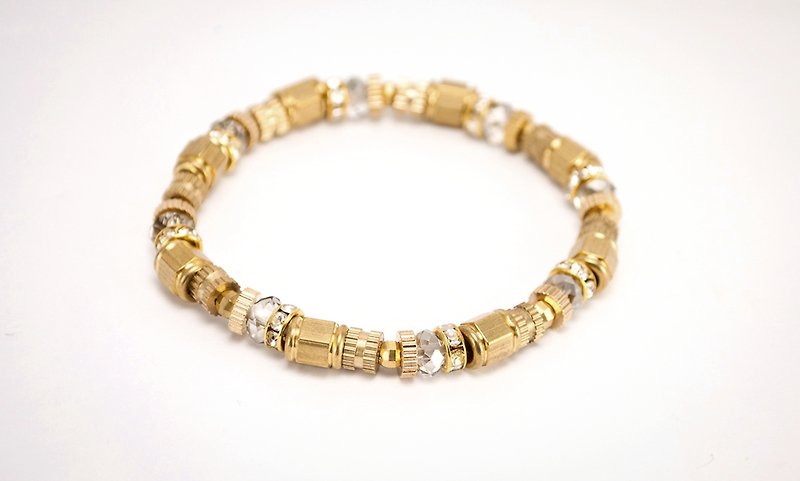 // La Don // 【中世纪-黄铜-微古典工业】 - 手链/手环 - 其他材质 金色