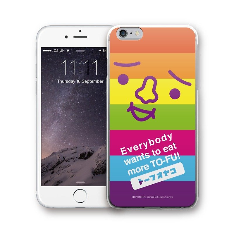 AppleWork iPhone 6/6S/7/8 原创设计保护壳 - 亲子豆腐 PSIP-339 - 手机壳/手机套 - 塑料 多色