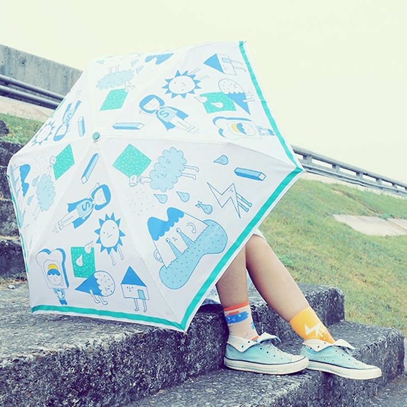 好日推好物商品：自然现象有伞有袜组 - 雨伞/雨衣 - 其他材质 蓝色