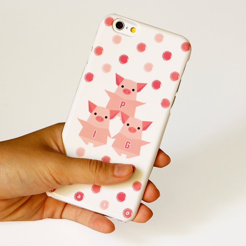 Kalo 卡乐创意iPhone 6 / 6S 保护壳-欢乐拉拉猪 (硬壳) / 手机壳,背盖,4.7,iPhone 6,手机套 - 手机壳/手机套 - 塑料 粉红色