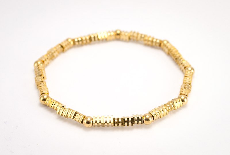 // La Don // 【简单-黄铜-实在03】 - 手链/手环 - 其他材质 金色