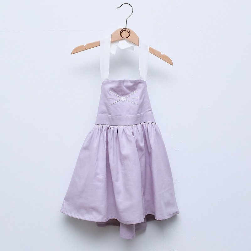 我爱梦露 绑带有机棉洋装(薰衣草紫) - 其他 - 绣线 紫色