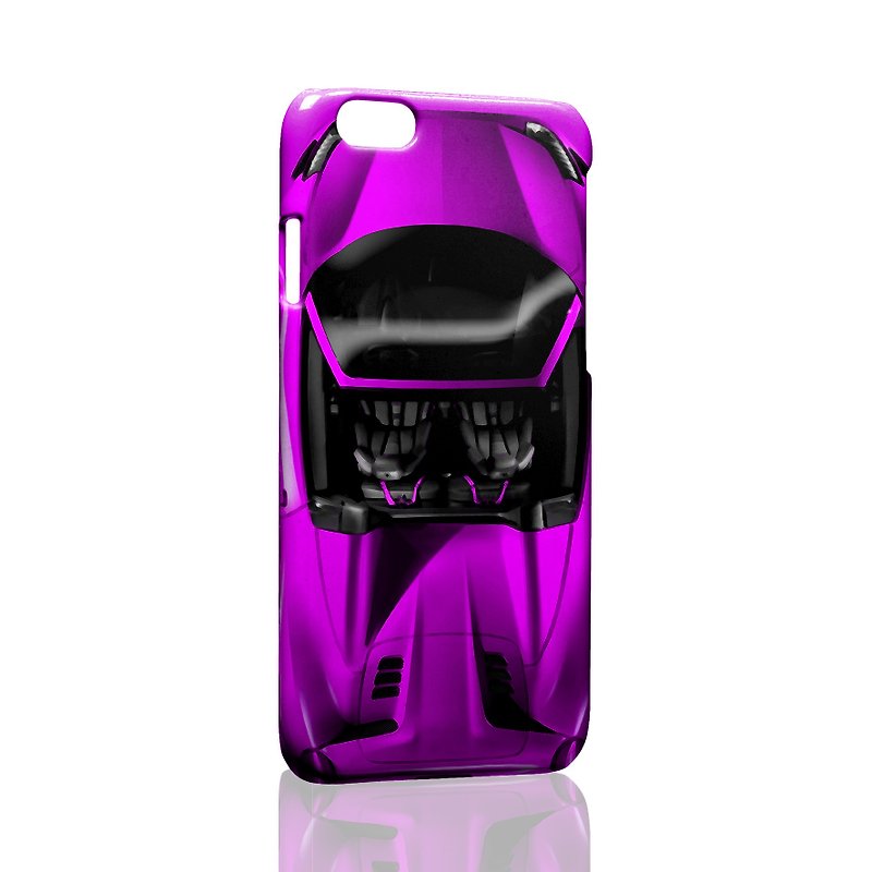 人车志-紫色跑车订制 iPhone X 8 7 6s Plus 5s  S8 S9 手机壳 - 手机壳/手机套 - 塑料 紫色