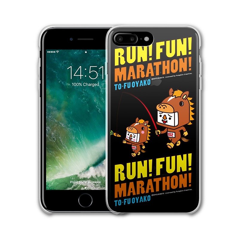 AppleWork iPhone 6/7/8 Plus 原创保护壳 - 豆腐马拉松 PSIP-289 - 手机壳/手机套 - 塑料 多色