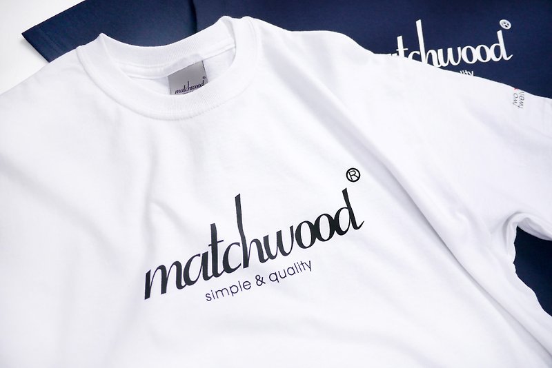火柴木设计 Matchwood 2015限量纪念经典LogoTee 美规高舒适滚筒短T 100% 纯棉 白色款 - 男装上衣/T 恤 - 棉．麻 白色