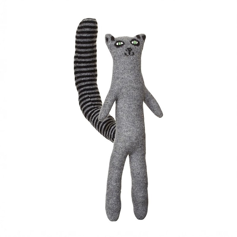 Lulu Lemur 纯羊毛玩偶 | Donna Wilson - 玩偶/公仔 - 羊毛 灰色