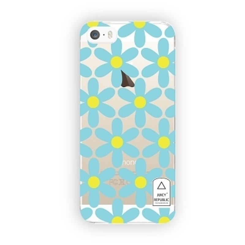 女孩寓所 :: Juicy Republic x iphone 5/5s 透明手机壳-花墙 - 手机壳/手机套 - 塑料 白色