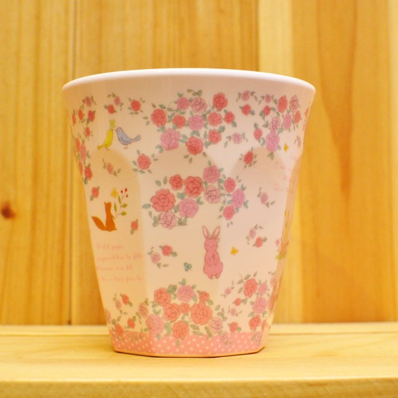【Aimez le style】杂货风格美耐皿餐杯★Animals in Forest(森林小动物) - 茶具/茶杯 - 塑料 粉红色
