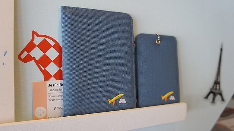 Little Flying 小飞行旅行组-飞机 - 证件套/卡套 - 其他材质 蓝色