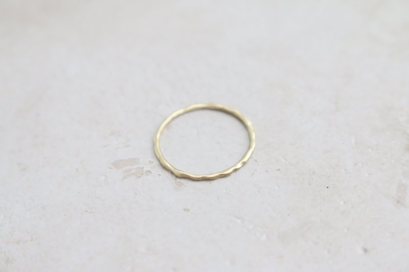 黄铜 戒指 0341-简单 - 戒指 - 铜/黄铜 金色