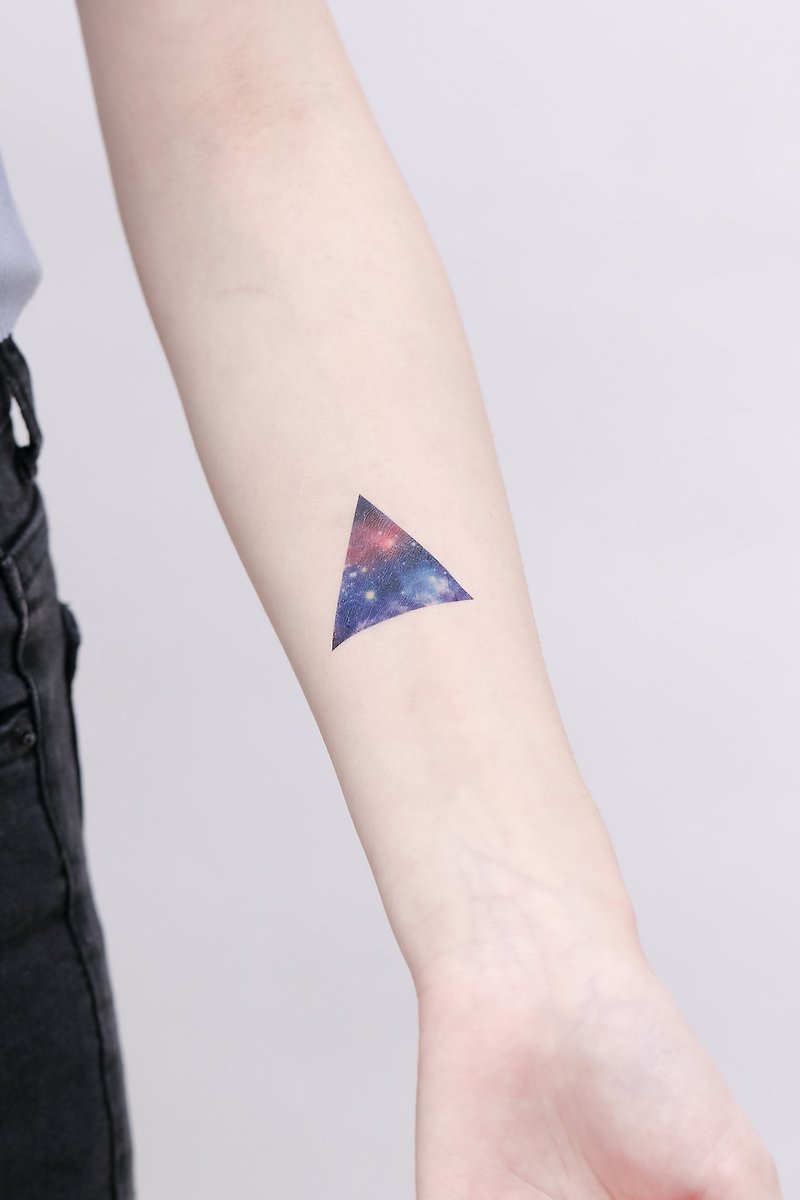 Surprise Tattoos / Cosmos starry sky 宇宙星空 刺青 纹身贴纸 - 纹身贴 - 纸 蓝色