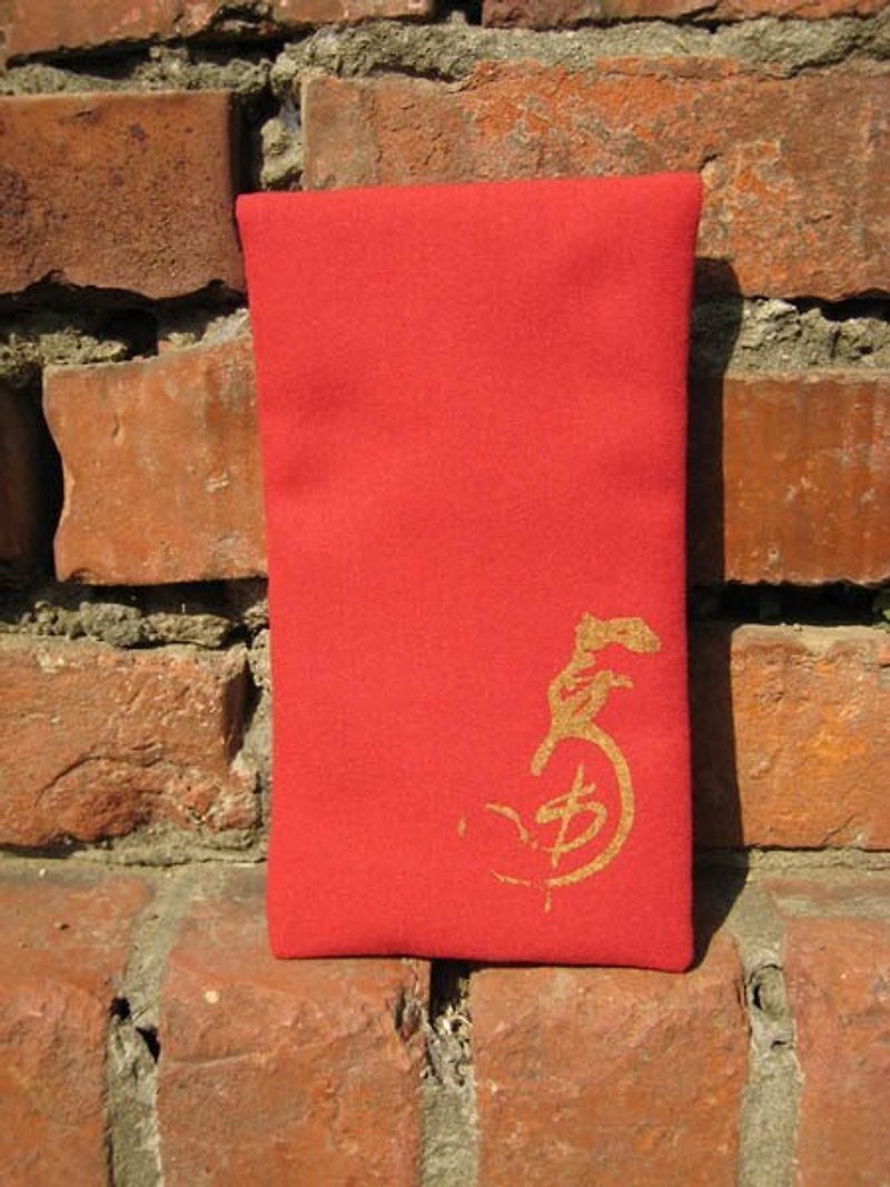 棉质红包袋/手机袋/收纳袋(直式款)红 - 红包/春联 - 其他材质 红色