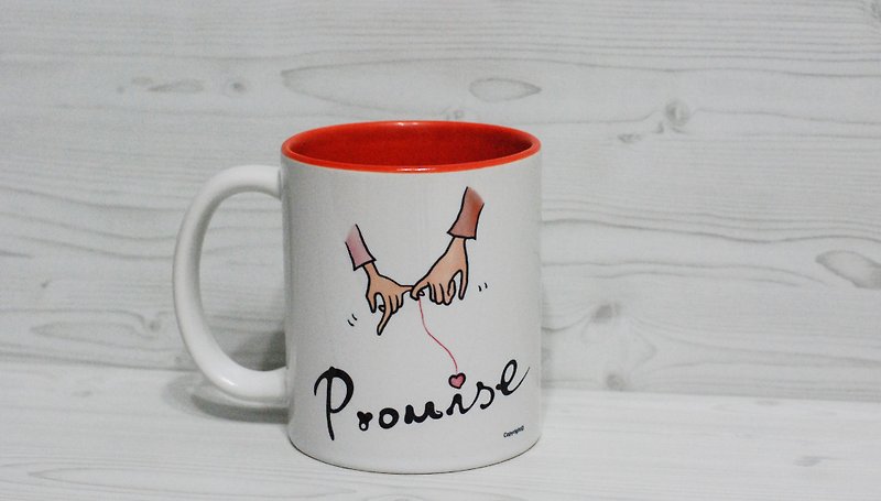 马克杯-Promise (定制) - 咖啡杯/马克杯 - 其他材质 白色