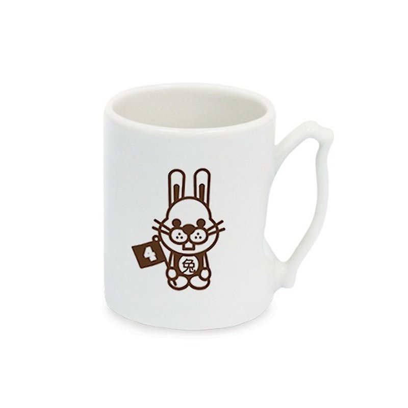 十二生肖游台湾马克杯(单入) 兔 - 咖啡杯/马克杯 - 其他材质 
