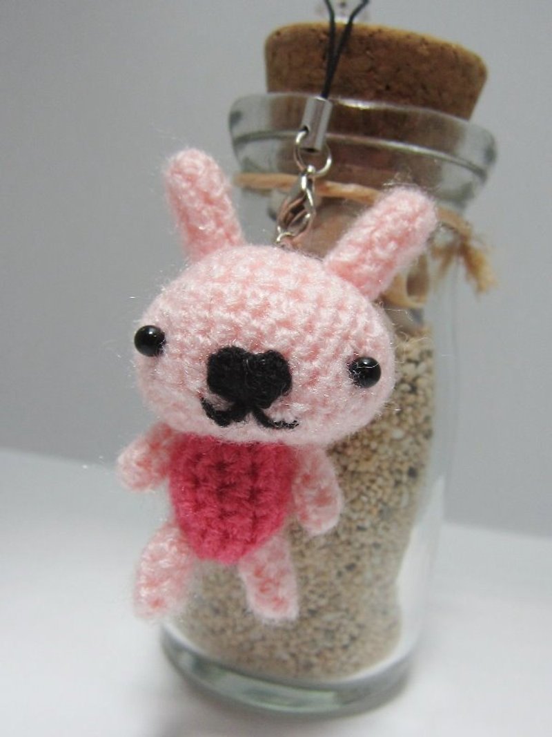 【今龄 ❤ 虎斑猫】～可爱迷您兔．吊饰 - 吊饰 - 其他材质 粉红色