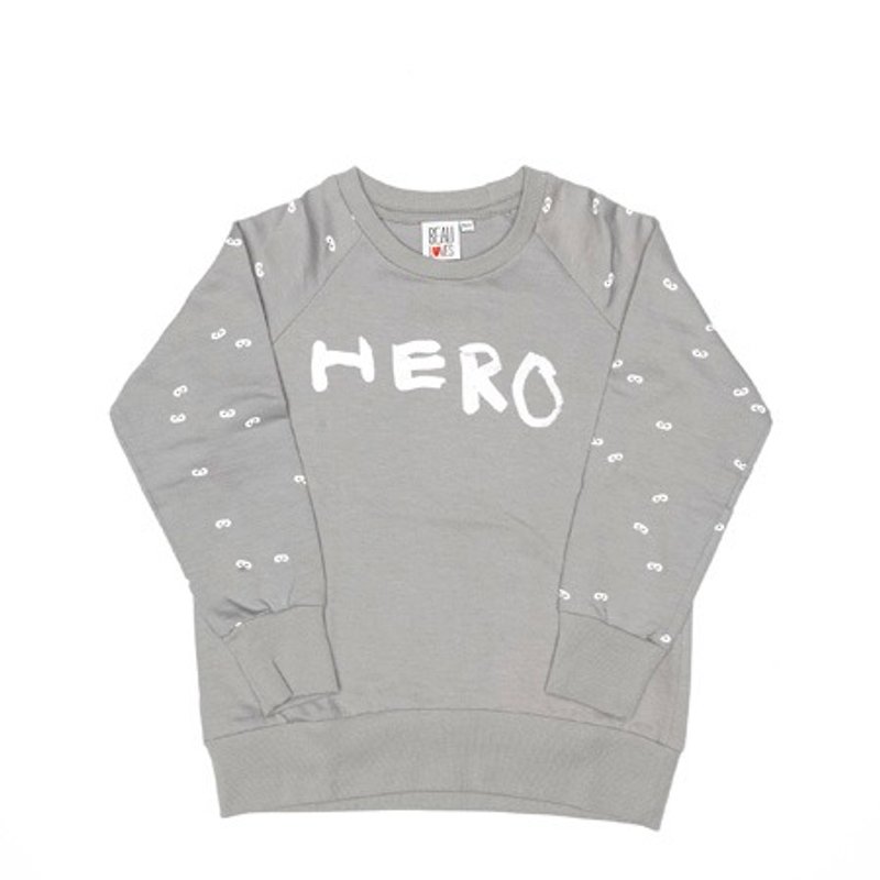 2015春夏 Beau loves 灰色 Hero&mini mask 长袖休闲上衣 - 其他 - 其他材质 灰色