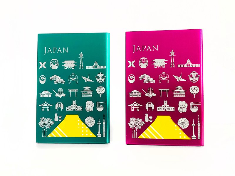 名片盒│2色│日本代表符号│ - 名片夹/名片盒 - 不锈钢 多色