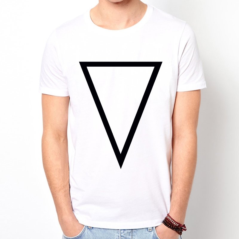 Inverted Prism A短袖T恤-2色 三角形 几何 平价 时尚 设计 自创 品牌 - 男装上衣/T 恤 - 其他材质 多色